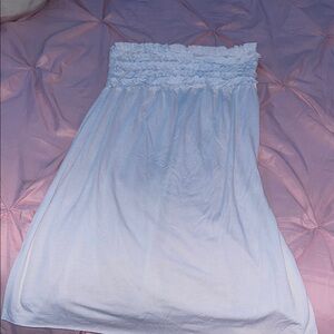 Xhilaration Strapless Dress in Light Blue